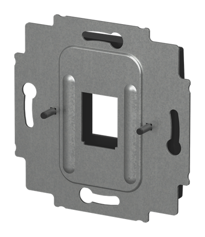 Zent.Sch.ModJack 1-f mit Tragring 1-fach, Modular-Jack Busch-balance® SI   