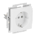 SCHUKO® Steckdosen-Einsatz mit Steckanschluss alpinweiß - Busch-balance® SI