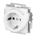 Busch-Servicesteckdose® SCHUKO® Steckdosen-Einsatz Safety+ alpinweiß -
