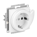 Busch-Servicesteckdose® SCHUKO® Steckdosen-Einsatz Safety+ alpinweiß -