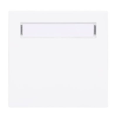 Wippe mit Beschriftungsfeld für Schalter/Taster, 1-fach studioweiß - Busch-art