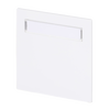 Wippe mit Beschriftungsfeld für Taster, 1-fach studioweiß - Busch-art linear®