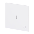 Wippe mit Aufdruck Symbol "0 und 1" mit kleiner transparenter Kalotte für