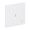Wippe mit Aufdruck Symbol "0 und 1" mit kleiner transparenter Kalotte für