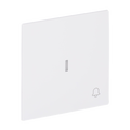 Wippe mit Aufdruck Symbol "0 und 1" mit kleiner transparenter Kalotte für