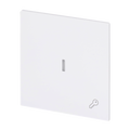 Wippe mit Aufdruck Symbol "Schlüssel" mit kleiner transparenter Kalotte für