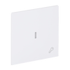 Wippe mit Aufdruck Symbol "Schlüssel" mit kleiner transparenter Kalotte für