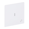 Wippe mit Aufdruck Symbol "Schlüssel" mit kleiner transparenter Kalotte für