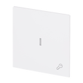 Wippe mit Aufdruck Symbol "Schlüssel" mit kleiner transparenter Kalotte für