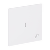 Wippe mit Aufdruck Symbol "Schlüssel" mit kleiner transparenter Kalotte für