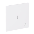 Wippe mit Aufdruck Symbol "Schlüssel" mit kleiner transparenter Kalotte für