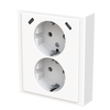 SCHUKO® USB-Doppelsteckdose Safety+ mit 2x USB C
