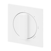 Zentralscheibe mit Drehgriff mit Aufdruck Symbol "0-1-2-3" für Stufenschalter,