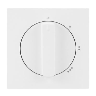 Zentralscheibe mit Drehgriff mit Aufdruck Symbol "0-1-2-3" für Stufenschalter,