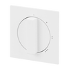 Zentralscheibe mit Drehgriff mit Aufdruck Symbol "0-1-2-3" für Stufenschalter,