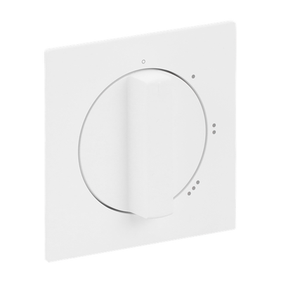 Zentralscheibe mit Drehgriff mit Aufdruck Symbol "0-1-2-3" für Stufenschalter,
