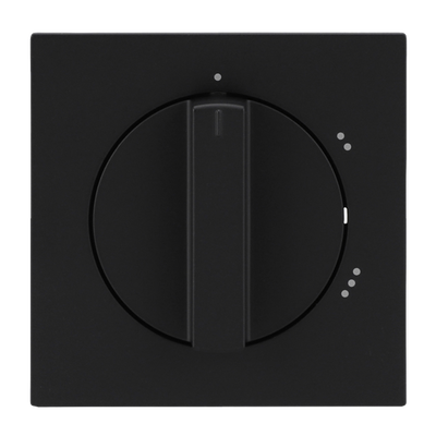 Zentralscheibe mit Aufdruck Symbol "1-2-3" für Stufenschalter, Drehknopf