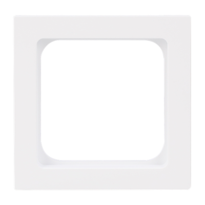 Zwischenring 50x50 mm Kommunikations-Steckverbinder weiß - Busch-art linear®