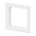Zwischenring 50x50 mm Kommunikations-Steckverbinder weiß - Busch-art linear®