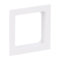 Zwischenring 50x50 mm Kommunikations-Steckverbinder weiß - Busch-art linear®