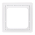 Zwischenring 50x50 mm Kommunikations-Steckverbinder weiß - Busch-art linear®