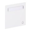 Wippe mit Aufdruck und Beschriftungsfeld Symbol "Klingel" für Taster, 1-fach