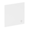 Wippe mit Aufdruck Symbol "Licht" für Taster, 1-fach studioweiß - Busch-art