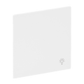 Wippe mit Aufdruck Symbol "Licht" für Schalter/Taster, 1-fach studioweiß -