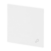 Wippe mit Aufdruck Symbol "Schlüssel" für Taster, 1-fach studioweiß - Busch-art