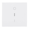 Wippe mit Aufdruck Symbol "0 und 1" mit kleiner transparenter Kalotte für
