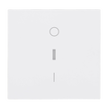 Wippe mit Aufdruck Symbol "0 und 1" mit kleiner transparenter Kalotte für
