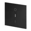 Wippe mit Aufdruck Symbol "0 und 1" mit kleiner transparenter Kalotte für