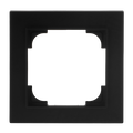 Abdeckrahmen 1-fach schwarz matt - Busch-art linear®
