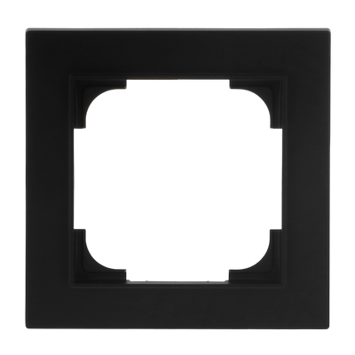 Abdeckrahmen 1-fach schwarz matt - Busch-art linear®