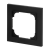Abdeckrahmen 1-fach schwarz matt - Busch-art linear®   