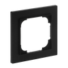 Abdeckrahmen 1-fach schwarz matt - Busch-art linear®   