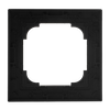 Abdeckrahmen 1-fach schwarz matt - Busch-art linear®   