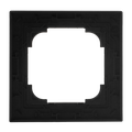 Abdeckrahmen 1-fach schwarz matt - Busch-art linear®
