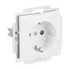 SCHUKO® Steckdosen-Einsatz Safety+ alpinweiß - Busch-balance® SI  