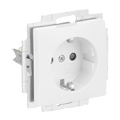 SCHUKO® Steckdosen-Einsatz Safety+ alpinweiß - Busch-balance® SI