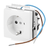 Busch-steplight® SCHUKO® Steckdosen-Einsatz Safety+ mit LED