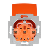 SCHUKO® Steckdosen-Einsatz Safety+ mit Klappdeckel orange - Busch-balance® SI