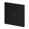Wippe 1-fach schwarz matt - Busch-art linear®   
