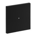 Wippe mit kleiner transparenter Kalotte 1-fach schwarz matt - Busch-art linear®