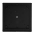 Wippe mit kleiner transparenter Kalotte 1-fach schwarz matt - Busch-art linear®