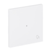 Wippe 1-fach, mit Symbol "Dimmer" studioweiß  Busch-art linear®   