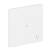 Wippe 1-fach, mit Symbol "Dimmer" studioweiß matt  Busch-art linear®   