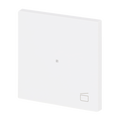 Wippe Symbol "Szene" mit kleiner transparenter Kalotte 1-fach studioweiß matt -