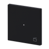 Wippe Symbol "Szene" 1-fach schwarz matt - Busch-art linear®   