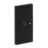Wippe 2-fach links Symbol "Dimmen" 2-fach schwarz matt - Busch-art linear®